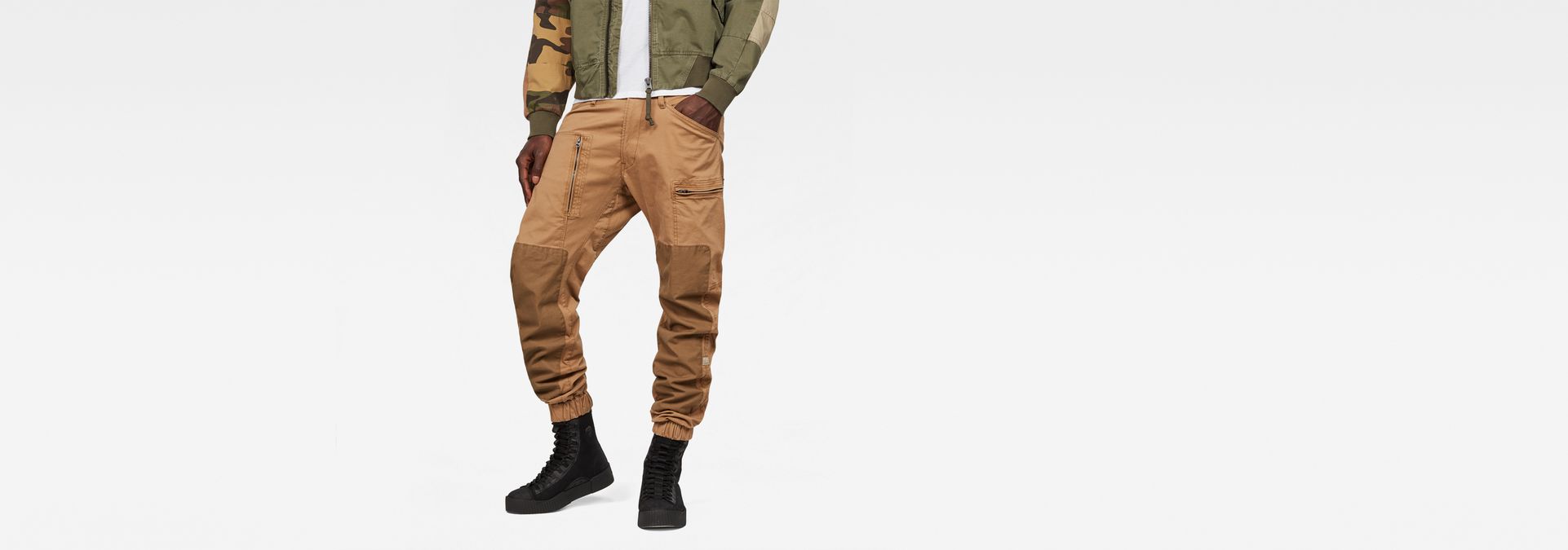 g star powel 3d tapered cuffed pants