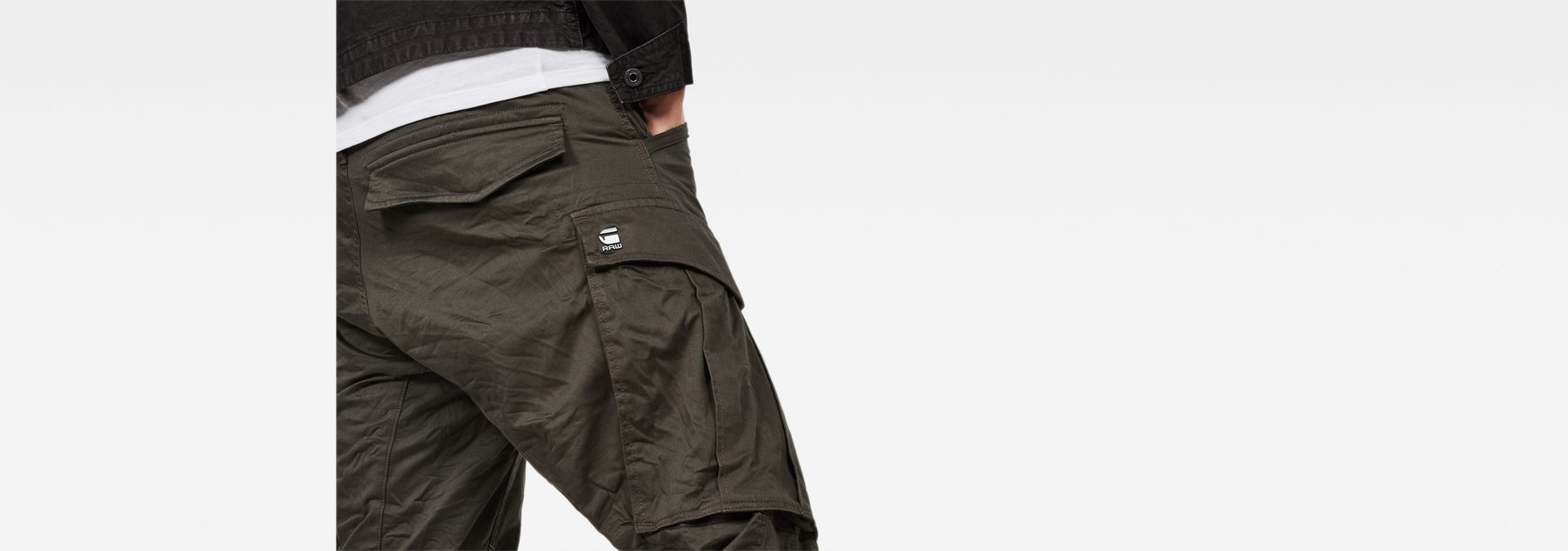 g star rovic zip 3d tapered grey