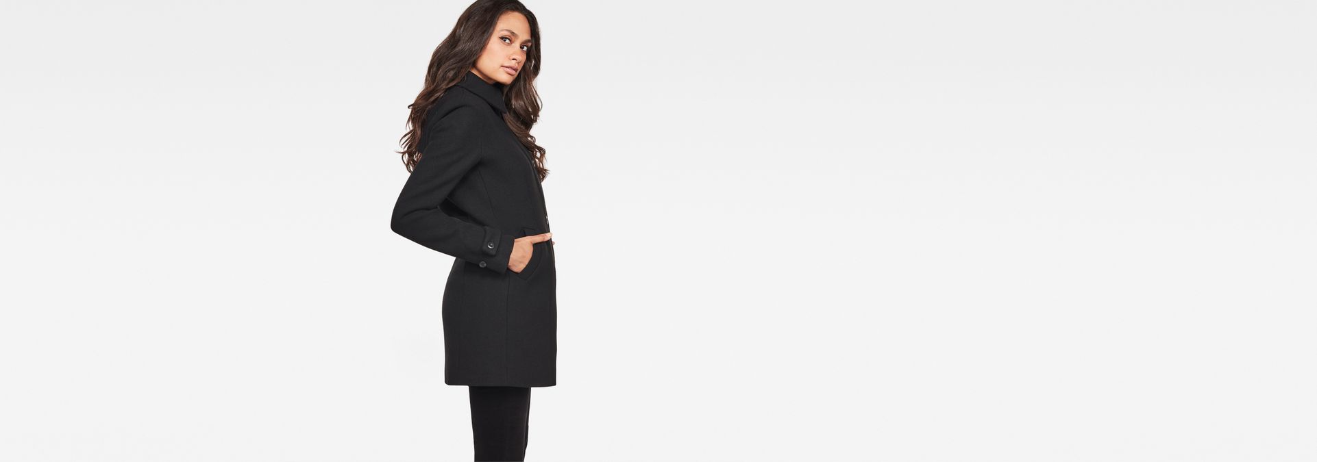 g star minor wool slim coat