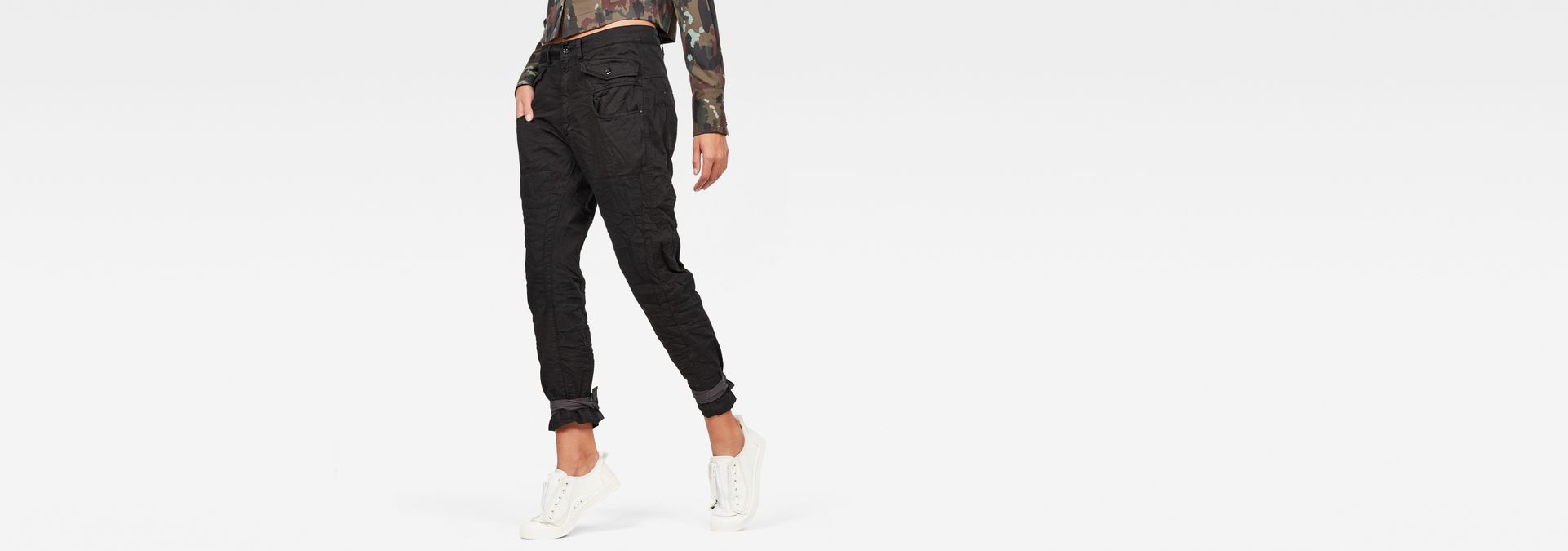 army radar strap relaxed pants