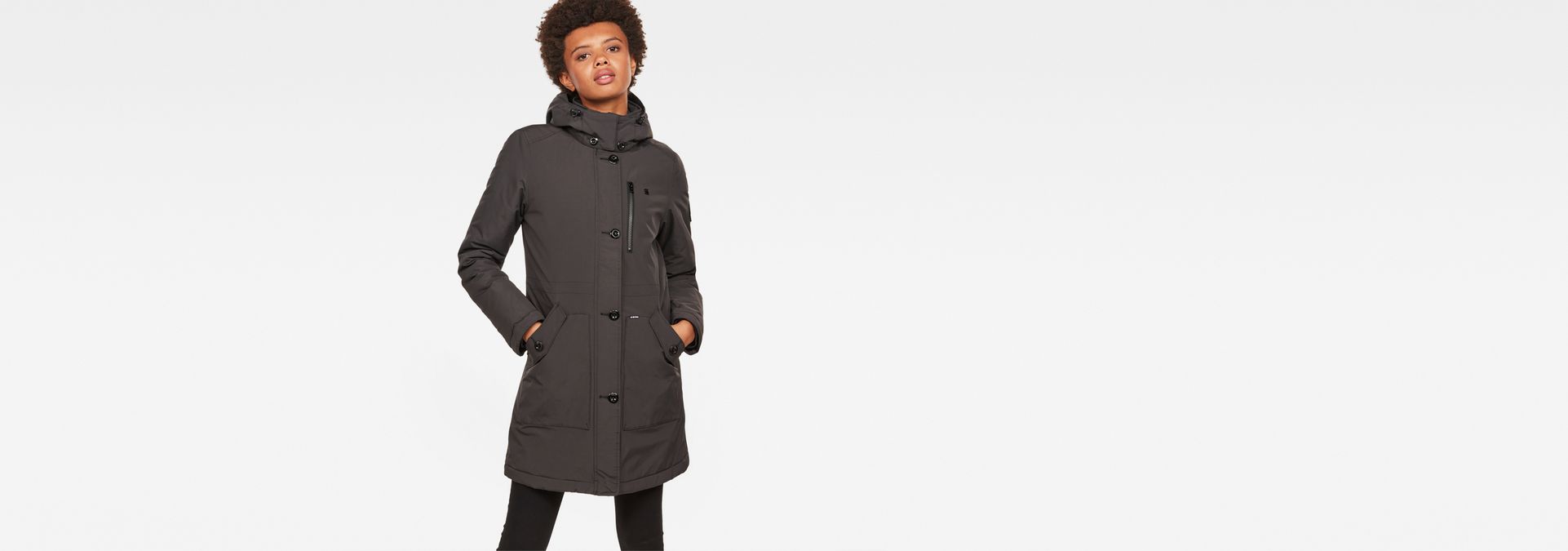 vodan padded slim parka