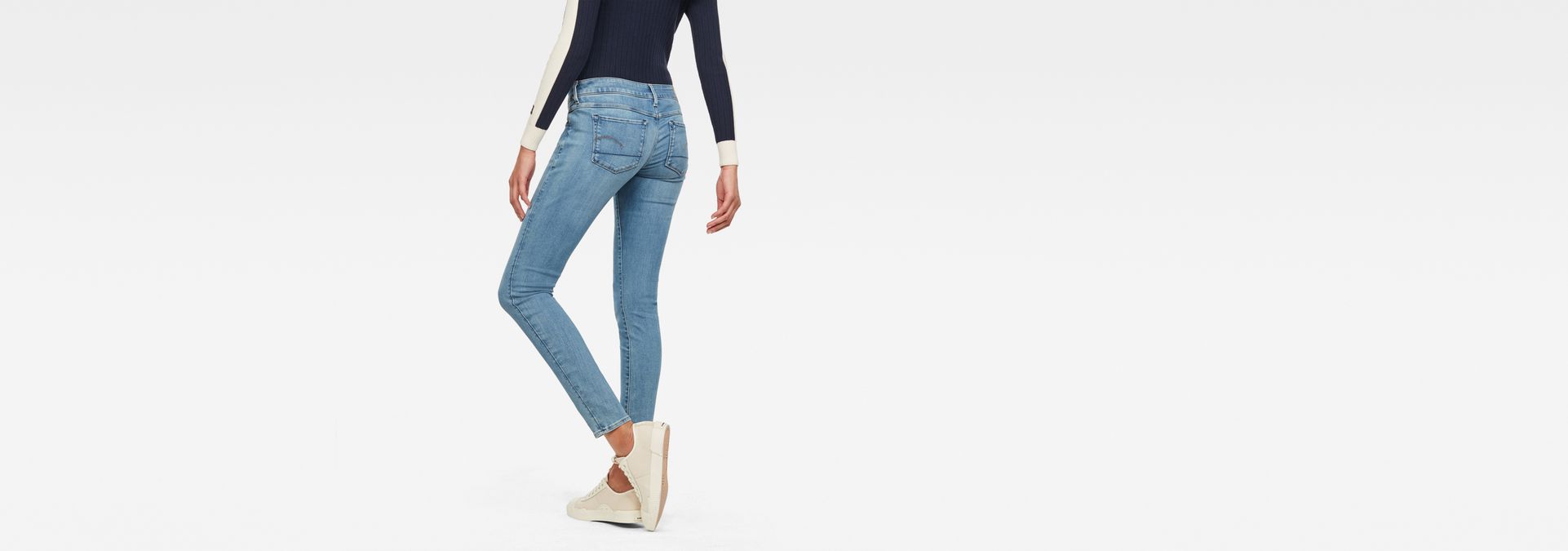 3301 low waist skinny jeans