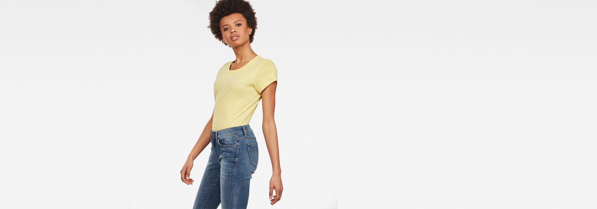 g star raw t shirts yellow