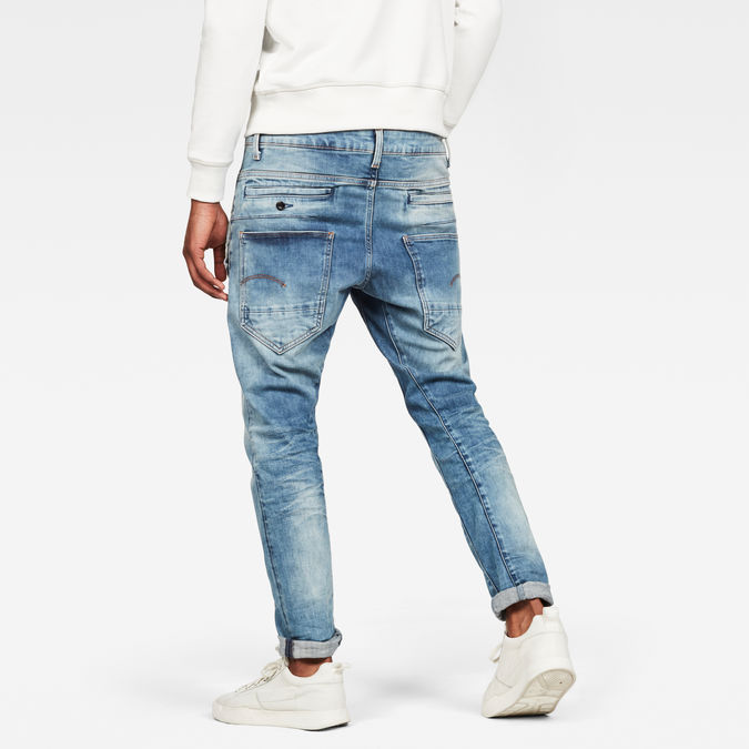 D-Staq 3D Slim Jeans | Faded Medium 