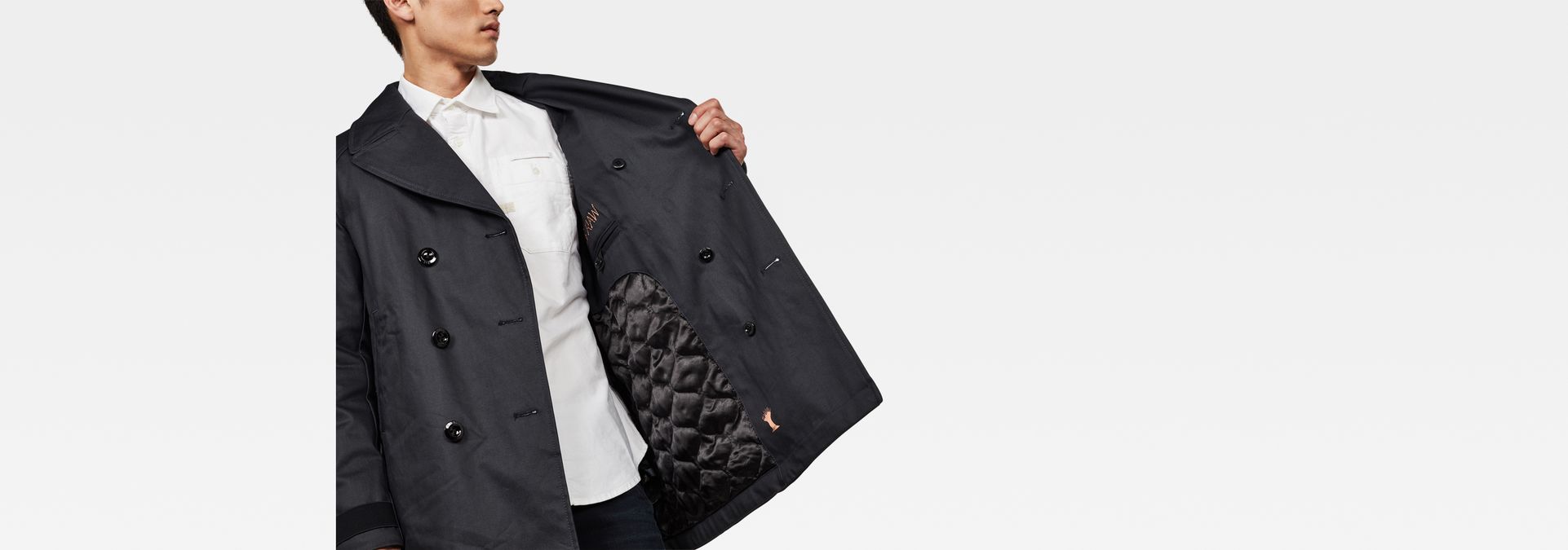 g star denim peacoat