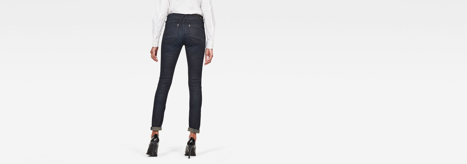 lynn biker mid skinny jeans