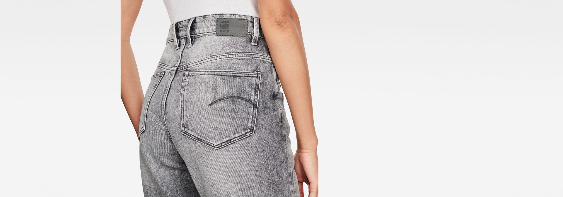 g star janeh ultra high mom ankle jeans