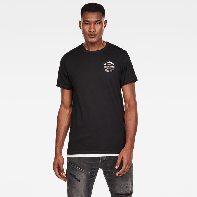 g star originals raw denim t shirt