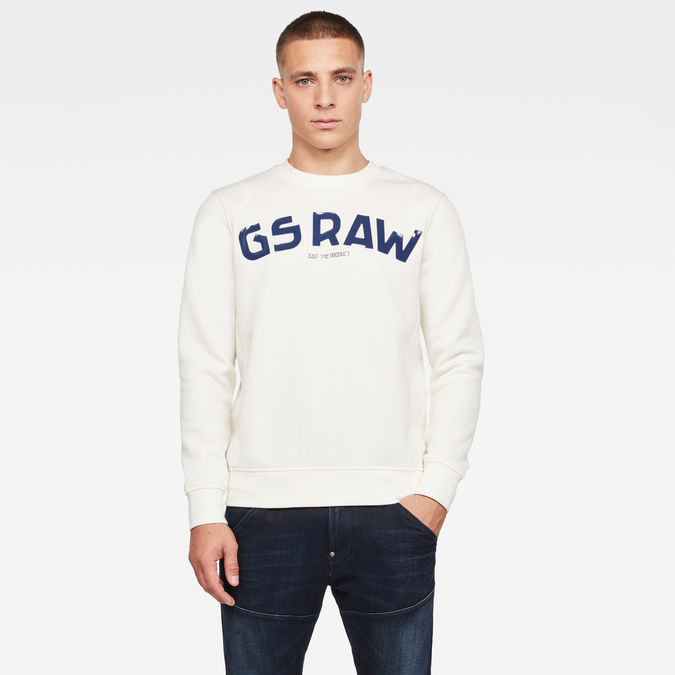 G Star Raw Mens Gsraw Gr Crewneck Sweatshirt Fashion Hoodies Sweatshirts Kristravel Shops