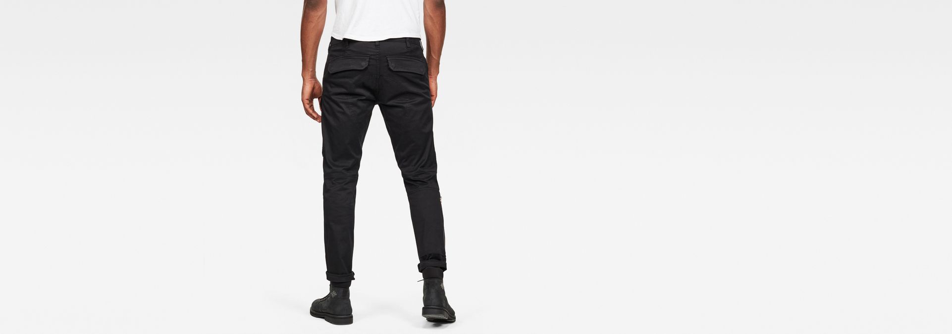 front pocket slim cargo pants