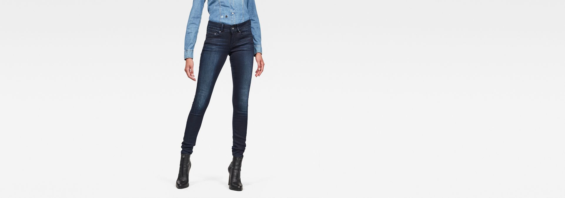 g star midge mid skinny