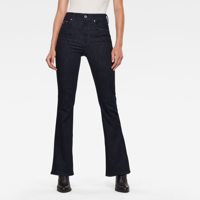 dark flare jeans