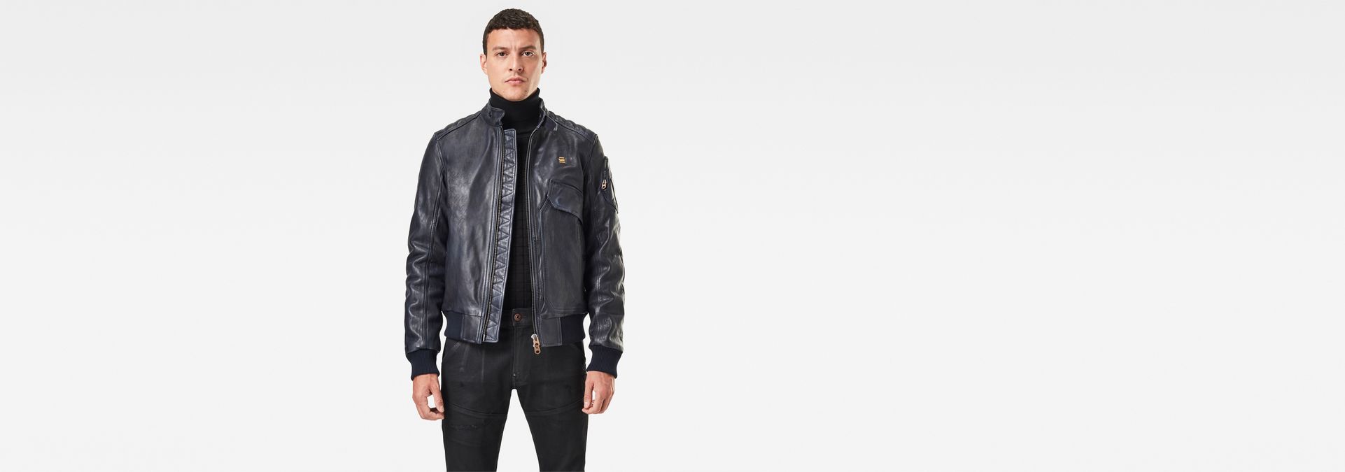 Haworx padded leather jacket clearance